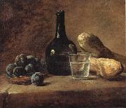 Jean Baptiste Simeon Chardin Still Life with Plums USA oil painting artist